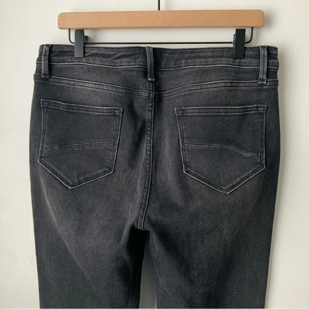 DRIFTWOOD Wyatt Mid-Rise Bootcut Jeans Dark Wash Black Size 30